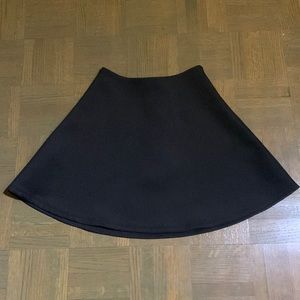 Black mini skirt